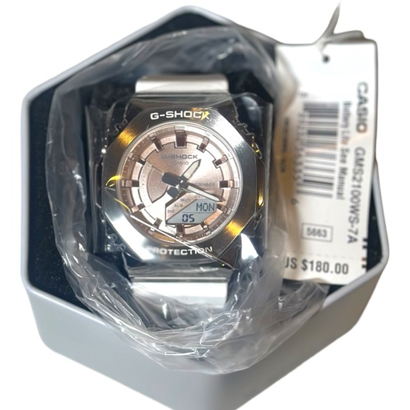 G-shock WOMEN GMS2100WS7A | BRAND NEW, in box. - Picture 2 of 8